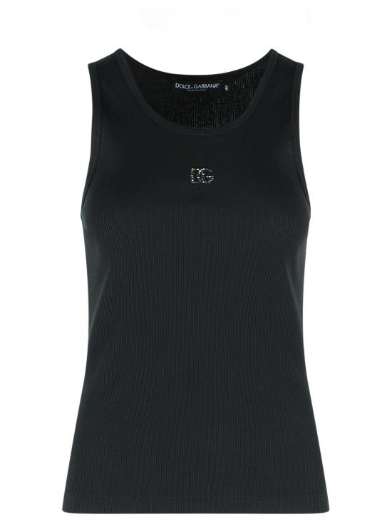 26SS 돌체앤가바나 민소매 티셔츠 F8V40Z GDDL8N0000 Black