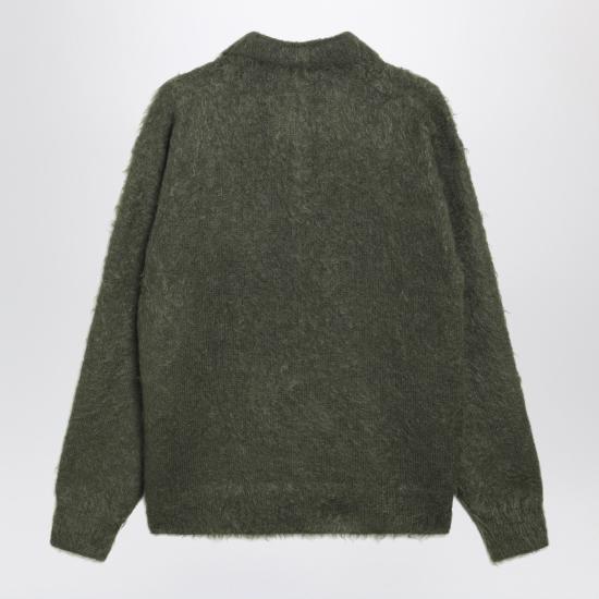 25FW 오라리 긴팔 티셔츠 A25AP01KMWO Green - AURALEE