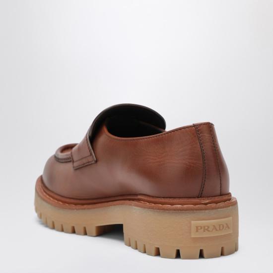  프라다 슈즈 2DE151G000070 Brown - PRADA