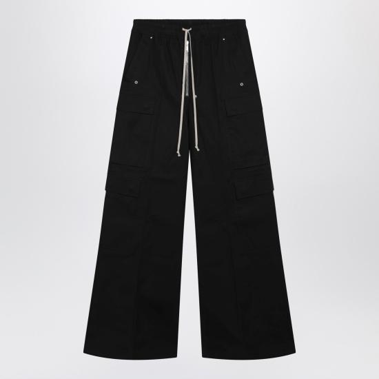 26SS 릭 오웬스 스트레이트 팬츠 RU01F2339TE Black