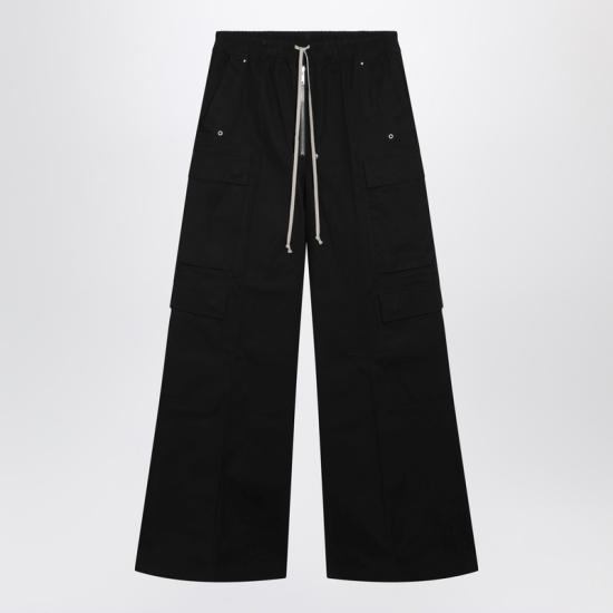 26SS 릭 오웬스 스트레이트 팬츠 RU01F2339TE Black