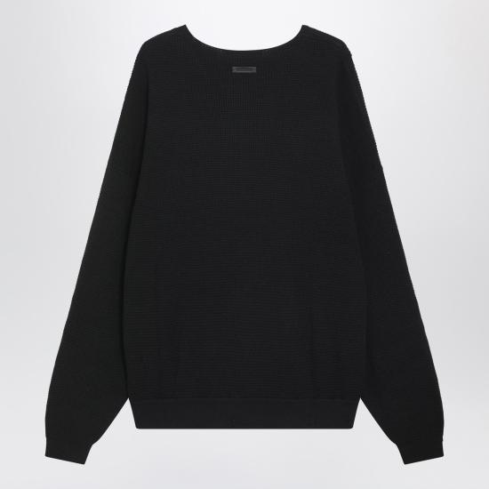 25FW 피어오브갓 긴팔 티셔츠 192HO256161F Black - FEAR OF GOD