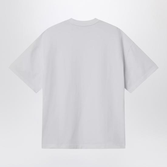 26SS 칼하트 WIP 숏슬리브 링크 스크립트 티셔츠 I031373CO White - CARHARTT WIP