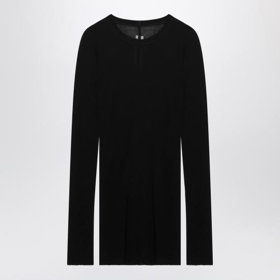 26SS 릭 오웬스 긴팔 티셔츠 RU01F2250RC Black