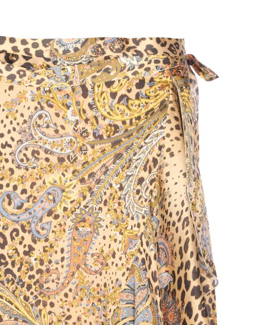 26SS 에트로 미디 스커트 WRFA0176 99SA1N9X0826 Brown - ETRO