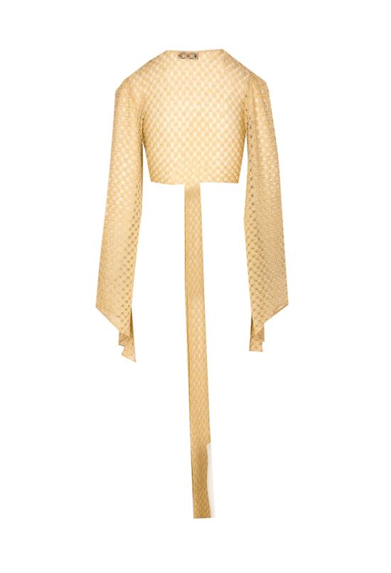 26SS 미소니 긴팔 티셔츠 MC26SK01 BR014RS10BY Golden - MISSONI