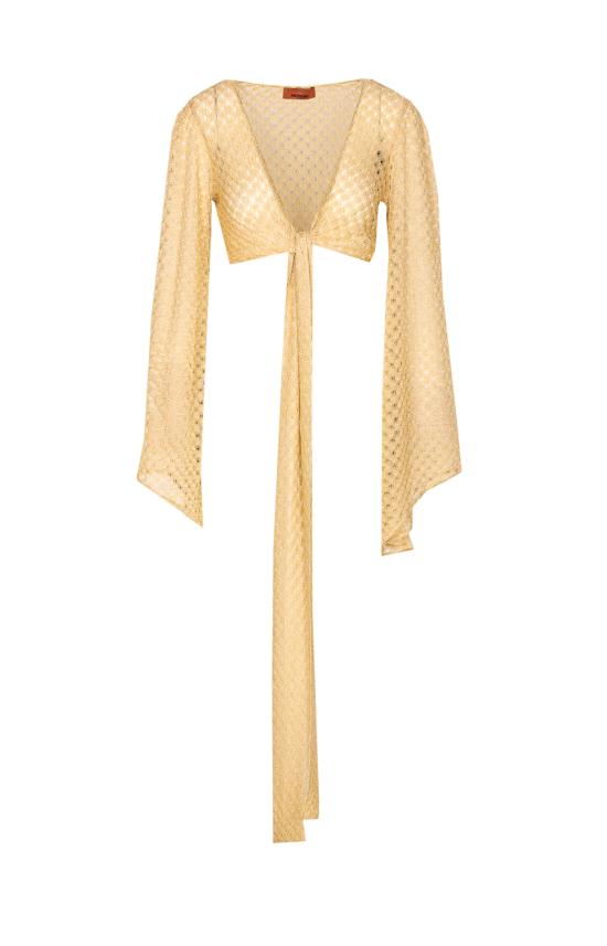 26SS 미소니 긴팔 티셔츠 MC26SK01 BR014RS10BY Golden