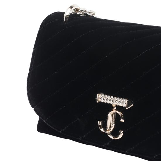 26SS 지미추 크로스백 AVN CURVE XBODY S AJNBLACK SHINY GOLD Black - JIMMY CHOO