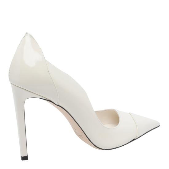 26SS 지미추 힐/펌프스 BRIGITTE 100 PATLATTE White - JIMMY CHOO