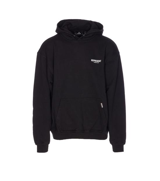 26SS 리프레젠트 긴팔 티셔츠 OCM41113 001 Black