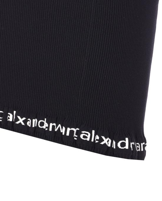 26SS 알렉산더 왕 미디 스커트 4KC1265047 001 Black - ALEXANDER WANG