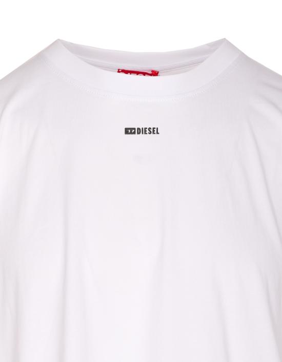 26SS 디젤 반팔 티셔츠 A21654 0NIAX100 White - DIESEL