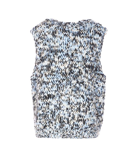 26SS 가니 베스트 A1070119 561 Blue - GANNI