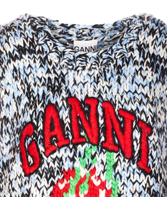 26SS 가니 베스트 A1070119 561 Blue - GANNI