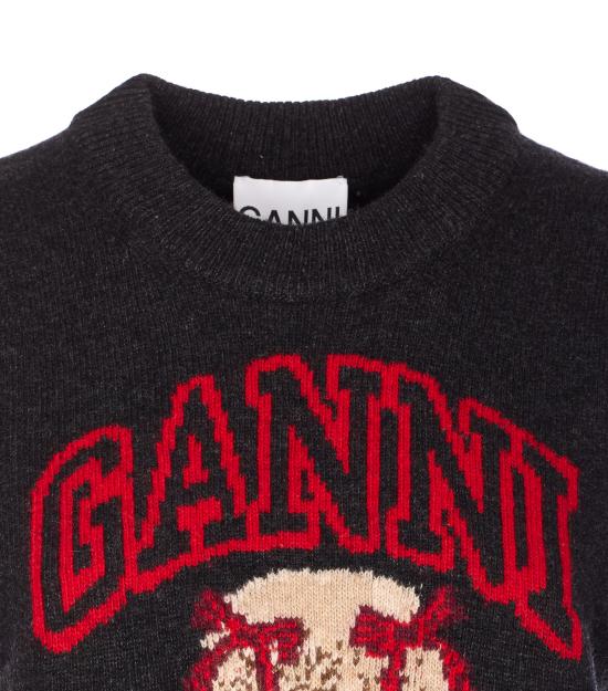 26SS 가니 베스트 A1070264 052 Black - GANNI