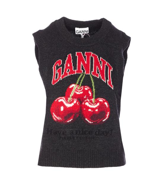 26SS 가니 베스트 A1070264 252 Black