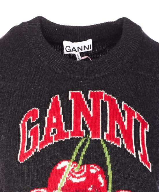 26SS 가니 베스트 A1070264 252 Black - GANNI