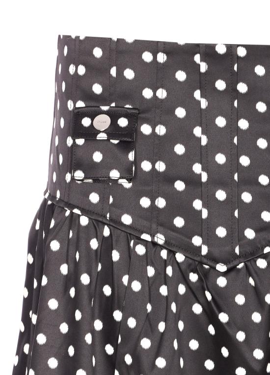 26SS 가니 미디 스커트 A1090065 099 Black - GANNI