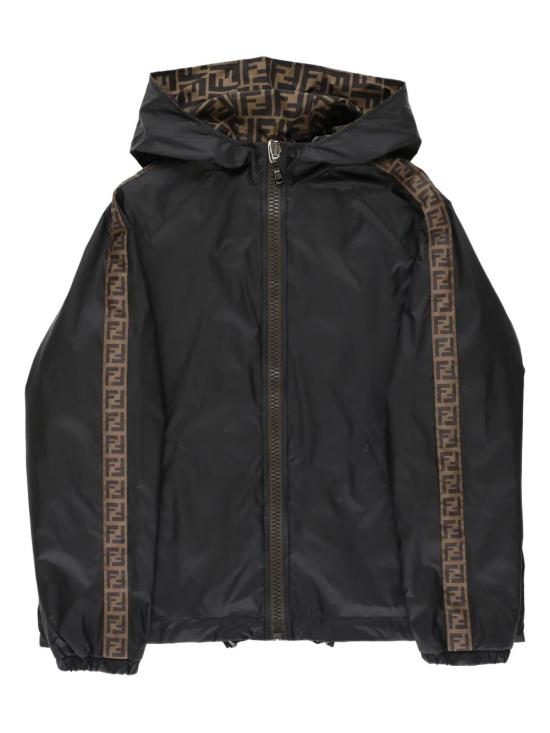 26SS [키즈] 펜디 패딩 JUA092 AEYCF0QA1 Black - FENDI