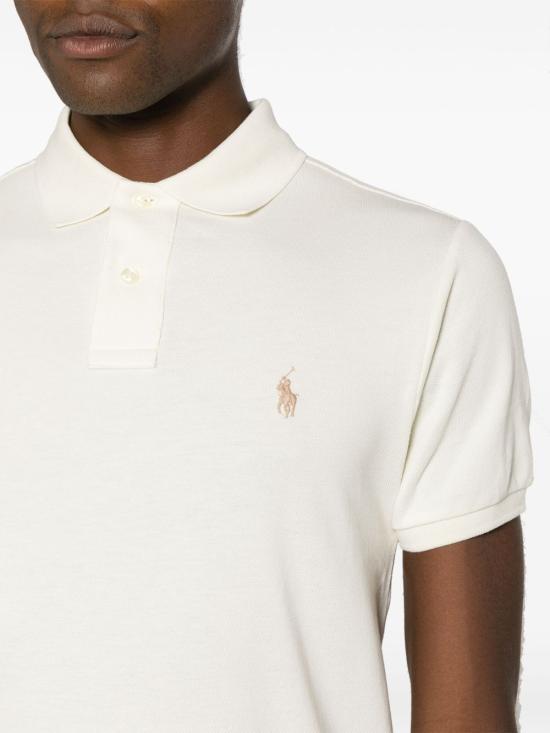 26SS 폴로 랄프로렌 폴로 티셔츠 710536856 417 White - POLO RALPH LAUREN