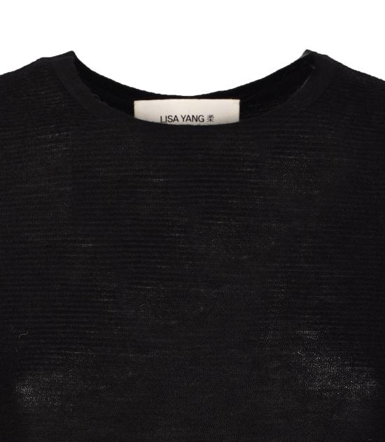 26SS 리사 양 반팔 티셔츠 2025101 BL Black - LISA YANG