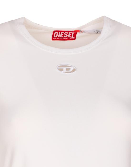 26SS 디젤 반팔 티셔츠 A19912 0AFAA100 White - DIESEL