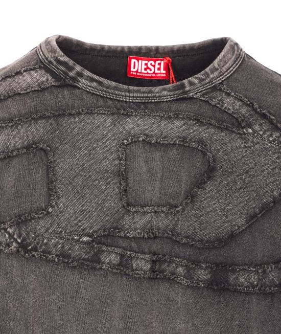 26SS 디젤 반팔 티셔츠 A19545 0HGBX9XXA Grey - DIESEL