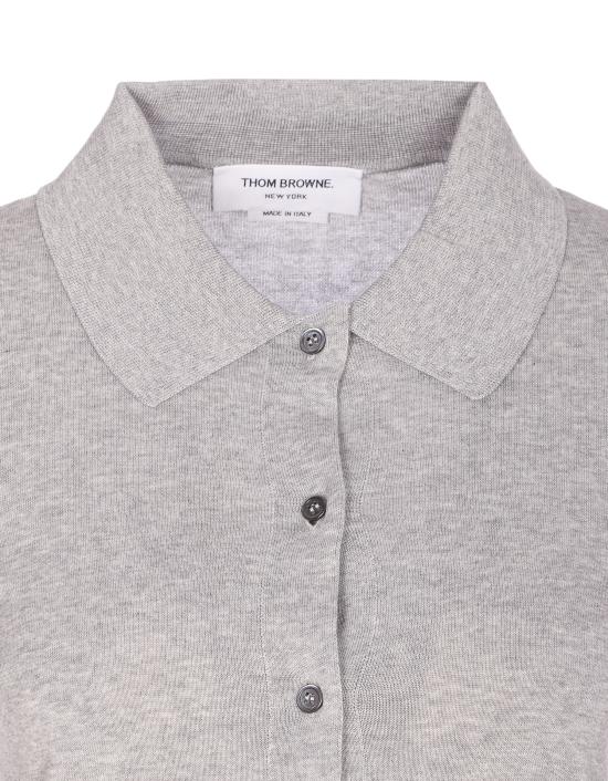 26SS 톰브라운 4바 코튼 셔츠 FKL003A Y3036055 Grey - THOM BROWNE