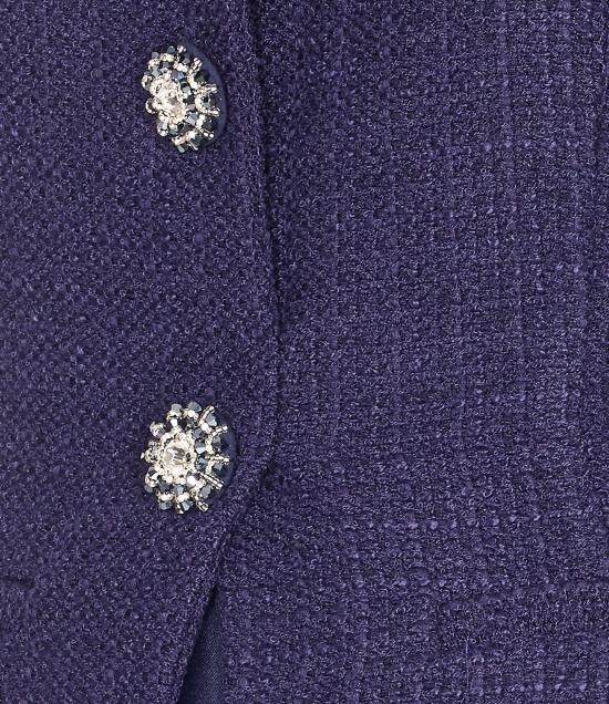 26SS 셀프 포트레이트 미디 원피스 161M NAVY Blue - SELF PORTRAIT