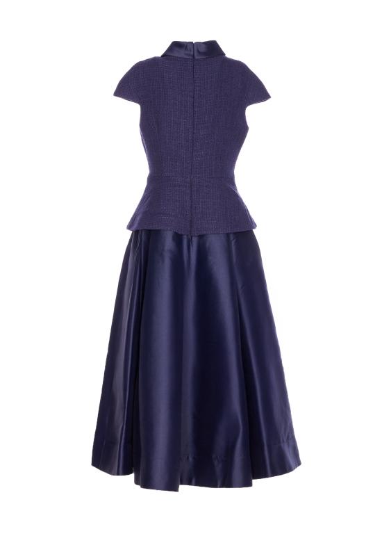 26SS 셀프 포트레이트 미디 원피스 161M NAVY Blue - SELF PORTRAIT