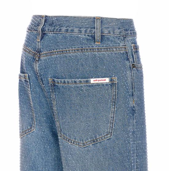 26SS 셀프 포트레이트 데님 팬츠 813PA BLUE Blue - SELF PORTRAIT