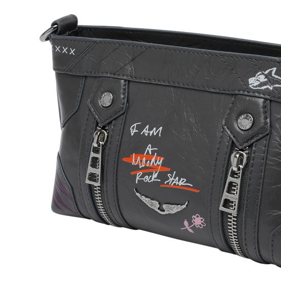 26SS 자딕앤볼테르 숄더백 LWBA04277 098 Grey - ZADIG & VOLTAIRE