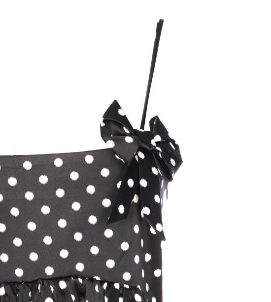 26SS 가니 미디 원피스 A1030193 099 Black - GANNI