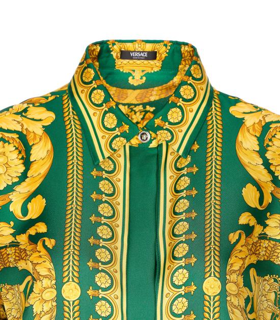 26SS 베르사체 셔츠 1001360 1A042365GD10 Green - VERSACE