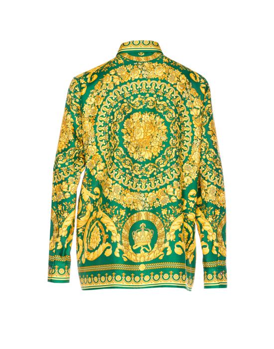 26SS 베르사체 셔츠 1001360 1A042365GD10 Green - VERSACE