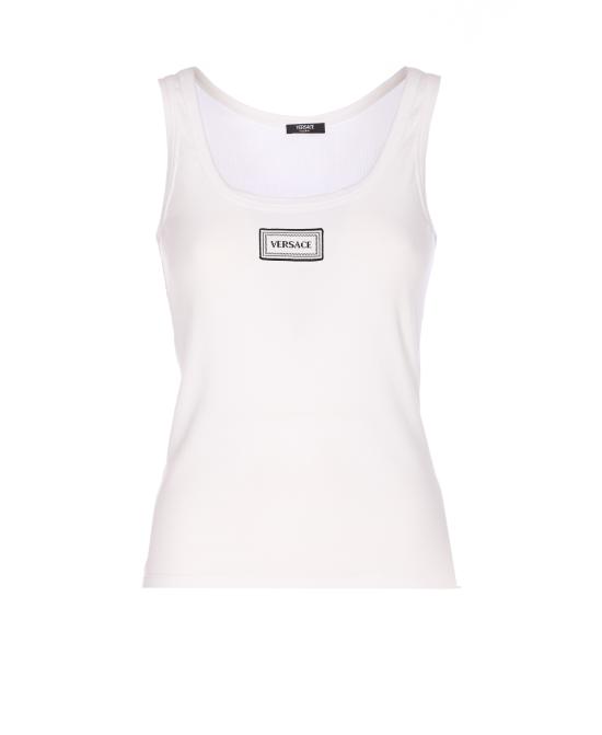 26SS 베르사체 긴팔 티셔츠 1023210 1A172221W000 White