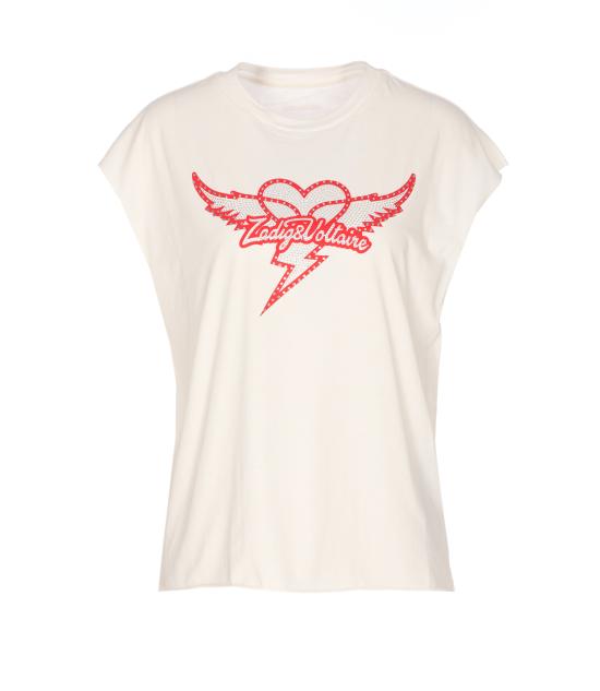 26SS 자딕앤볼테르 반팔 티셔츠 JWTT01280 103 White