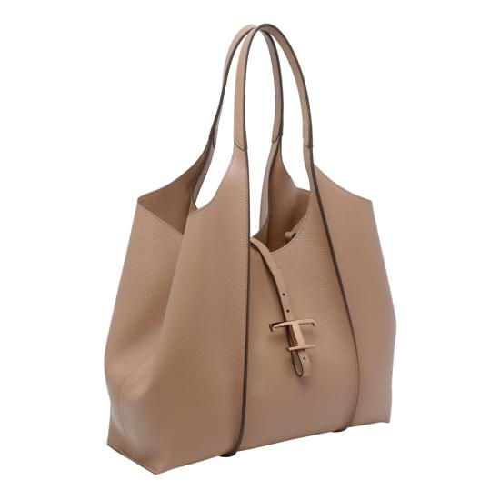 26SS 토즈 T 타임리스 미니 쇼핑백 XBWTSBA0300 XSOC428 Beige - TODS