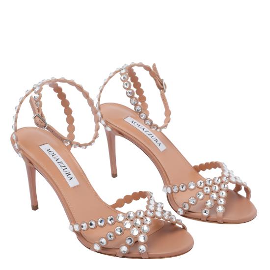 26SS 아쿠아주라 샌들 TQLMIDS0 NAPPWP Pink - AQUAZZURA