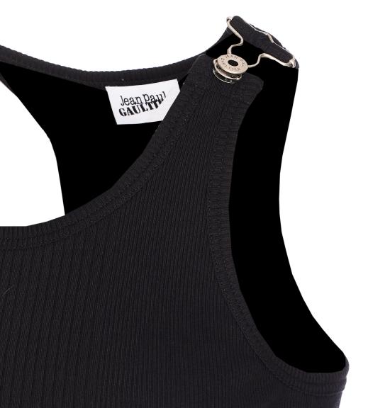 26SS 장 폴 고티에 민소매 티셔츠 TO380 J01400 Black - JEAN PAUL GAULTIER