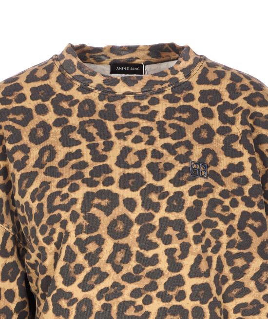 26SS 애니빙 스웨터 A0811155 MTL59LEOPARD Brown - ANINE BING