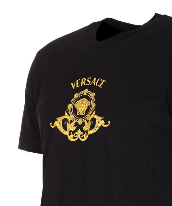 26SS 베르사체 반팔 티셔츠 1013944 1A167041B000 Black - VERSACE