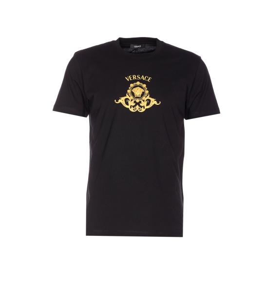 26SS 베르사체 반팔 티셔츠 1013944 1A167041B000 Black