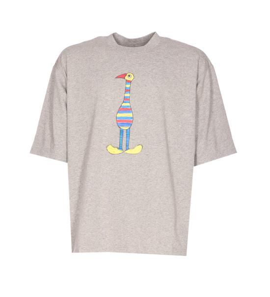 26SS 마르니 반팔 티셔츠 HUMU02233P USCY98LON38 Grey