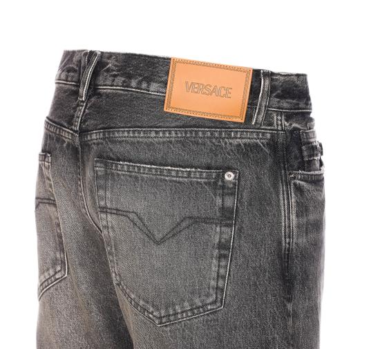 26SS 베르사체 데님 팬츠 1017775 1A160531D980 Grey - VERSACE