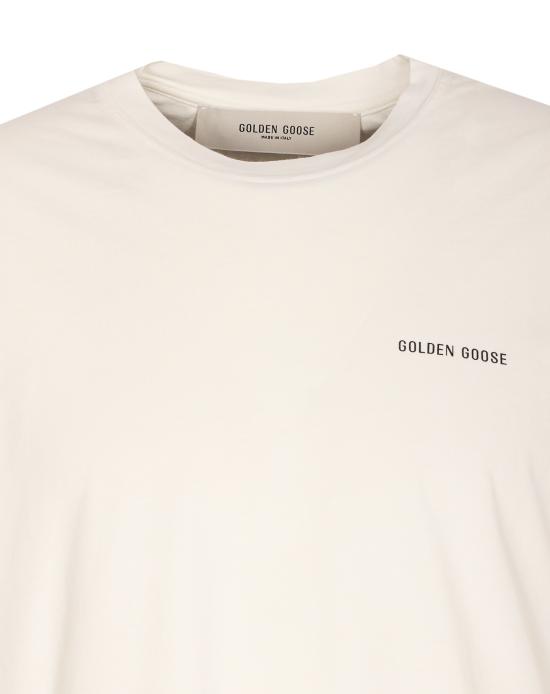 26SS 골든구스 반팔 티셔츠 GMP01220 P00238010363 White - GOLDEN GOOSE