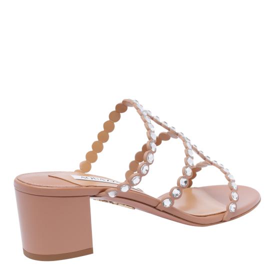 26SS 아쿠아주라 샌들 TQLMIDS1 NAPPWP Pink - AQUAZZURA
