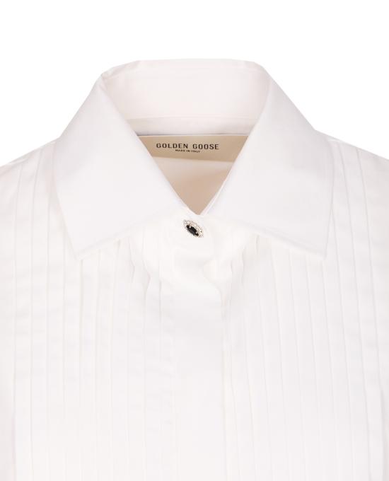 26SS 골든구스 셔츠 GWP02599 P00232310359 White - GOLDEN GOOSE