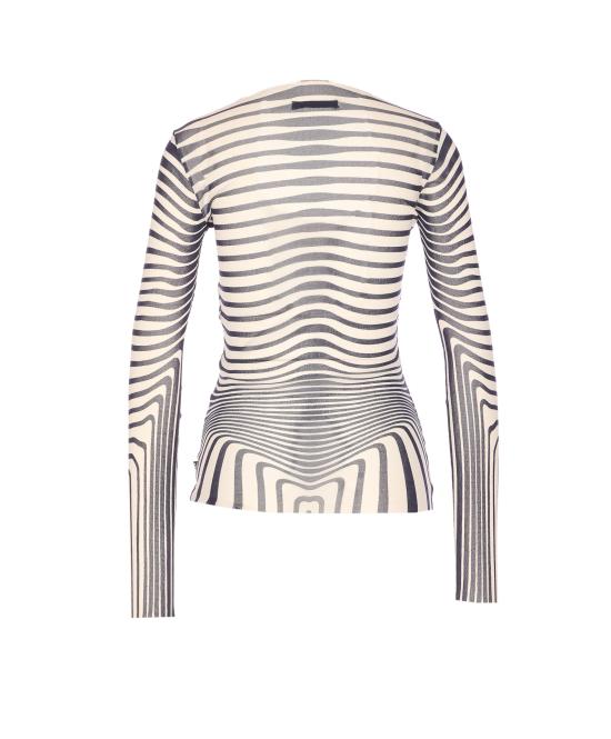 26SS 장 폴 고티에 긴팔 티셔츠 TO446 M019P0359 Beige - JEAN PAUL GAULTIER