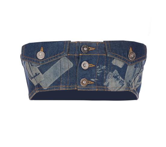 26SS 장 폴 고티에 긴팔 티셔츠 BR014 D02757 Blue